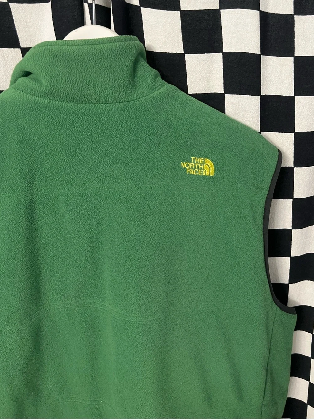 The North Face Green, Black & Yellow Men’s Insulated Vest